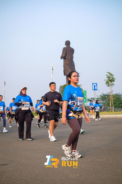 Race photo from ISOPlus Run 2024 Jakarta