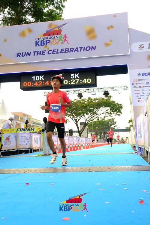 Race photo from CISANGKAN KBP CITY RUN 2025