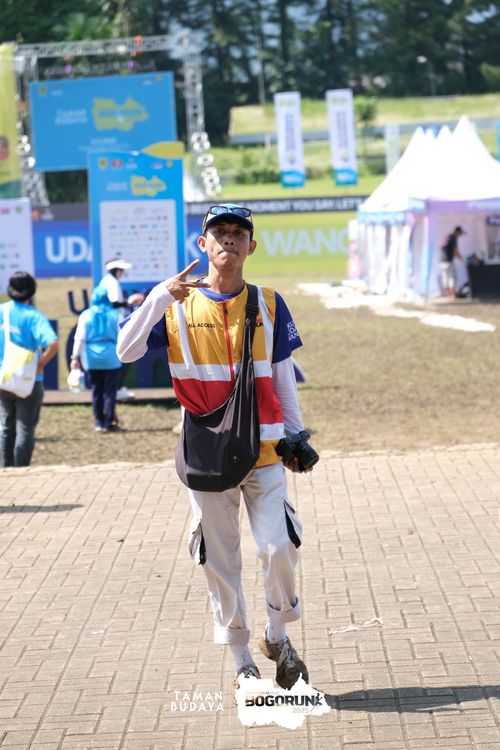 Race photo from Taman Budaya x BOGORUN 2025