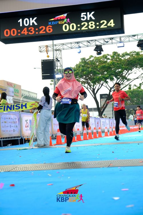 Race photo from CISANGKAN KBP CITY RUN 2025