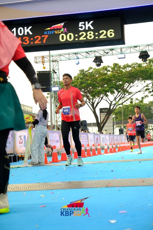 Race photo from CISANGKAN KBP CITY RUN 2025