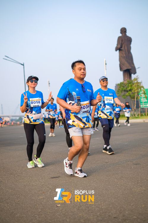 Race photo from ISOPlus Run 2024 Jakarta