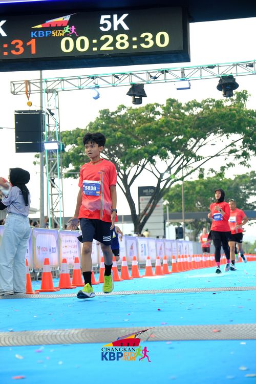 Race photo from CISANGKAN KBP CITY RUN 2025