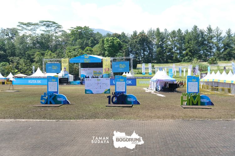 Race photo from Taman Budaya x BOGORUN 2025