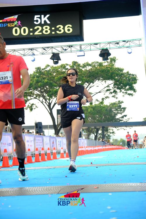 Race photo from CISANGKAN KBP CITY RUN 2025