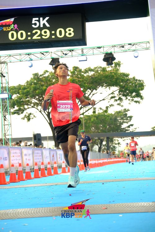 Race photo from CISANGKAN KBP CITY RUN 2025