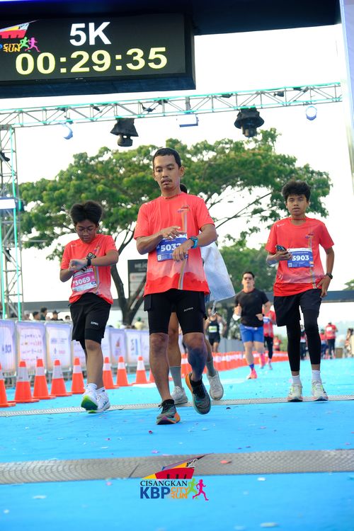 Race photo from CISANGKAN KBP CITY RUN 2025