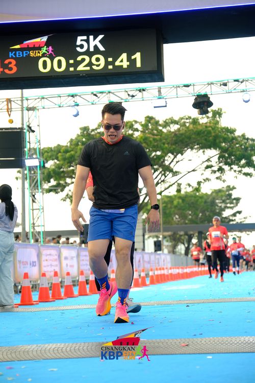 Race photo from CISANGKAN KBP CITY RUN 2025