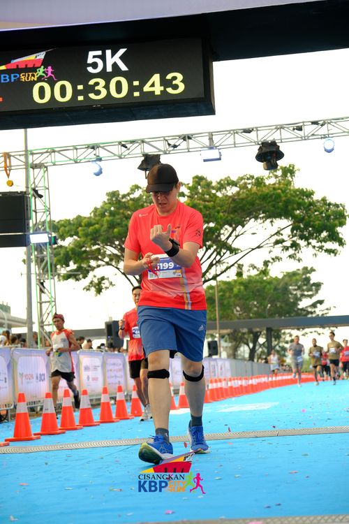 Race photo from CISANGKAN KBP CITY RUN 2025