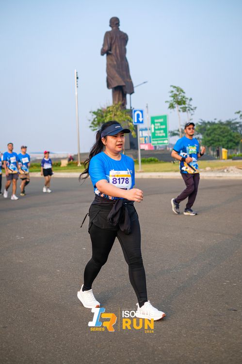 Race photo from ISOPlus Run 2024 Jakarta