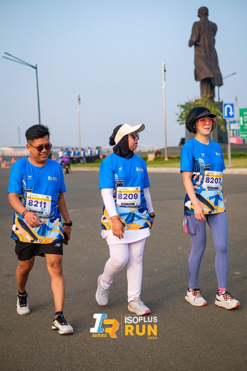 Race photo from ISOPlus Run 2024 Jakarta