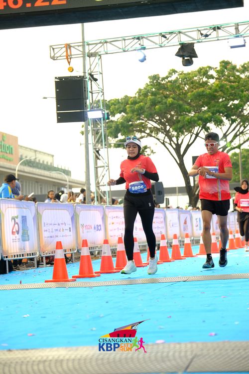 Race photo from CISANGKAN KBP CITY RUN 2025