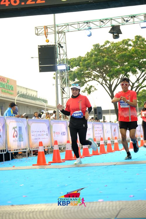 Race photo from CISANGKAN KBP CITY RUN 2025