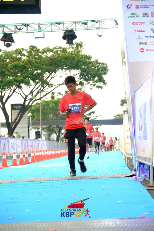Race photo from CISANGKAN KBP CITY RUN 2025