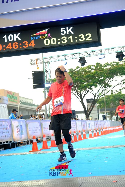 Race photo from CISANGKAN KBP CITY RUN 2025
