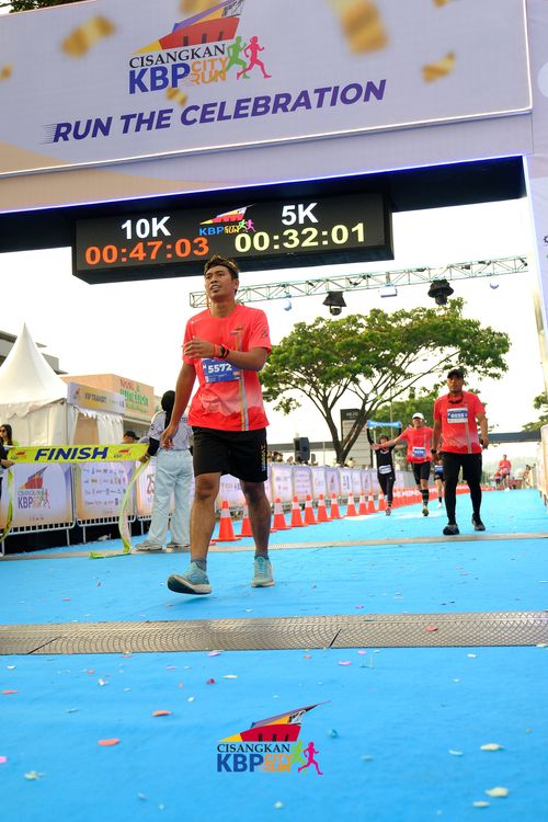 Race photo from CISANGKAN KBP CITY RUN 2025