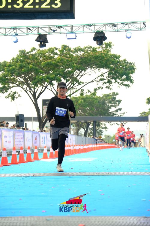 Race photo from CISANGKAN KBP CITY RUN 2025