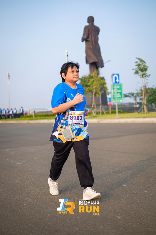 Race photo from ISOPlus Run 2024 Jakarta