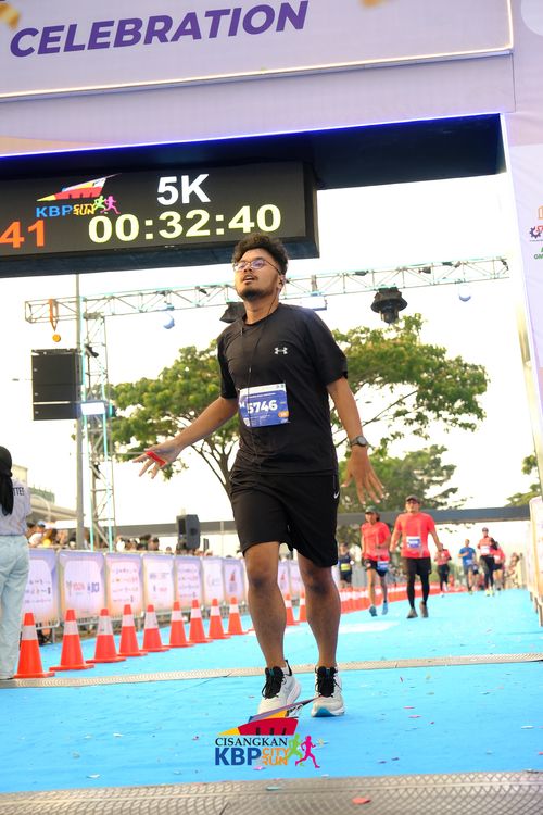 Race photo from CISANGKAN KBP CITY RUN 2025