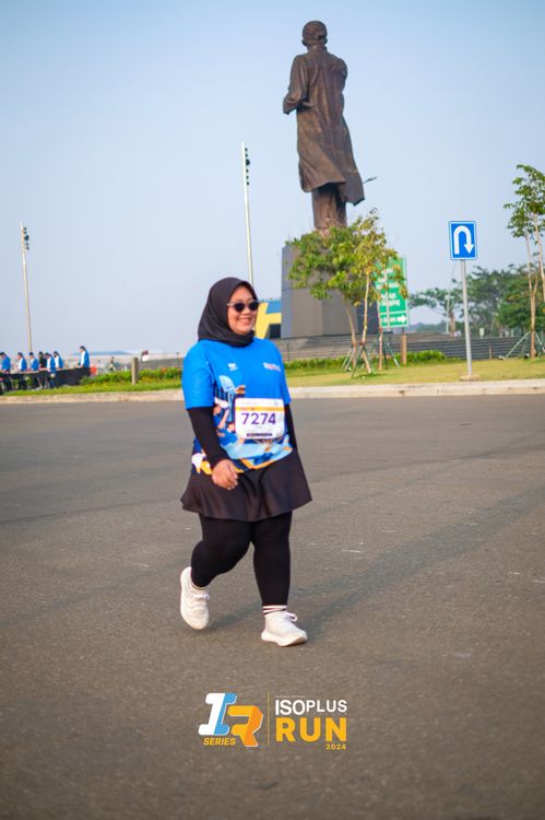 Race photo from ISOPlus Run 2024 Jakarta