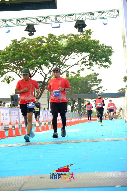 Race photo from CISANGKAN KBP CITY RUN 2025