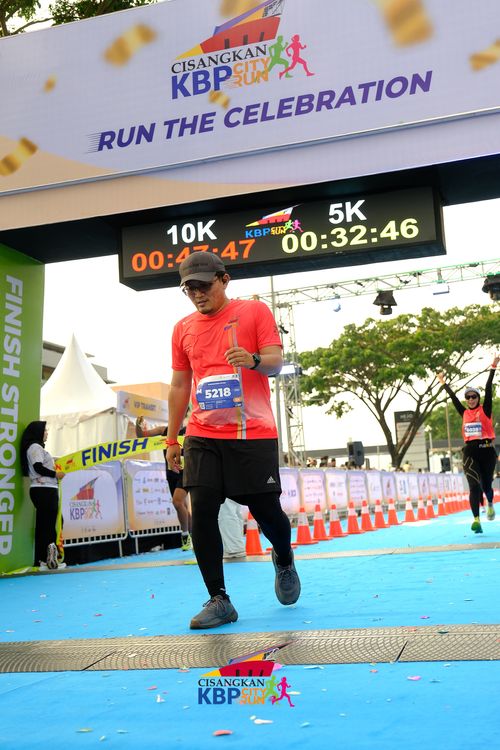 Race photo from CISANGKAN KBP CITY RUN 2025