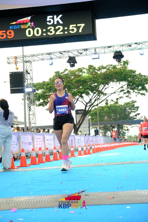 Race photo from CISANGKAN KBP CITY RUN 2025