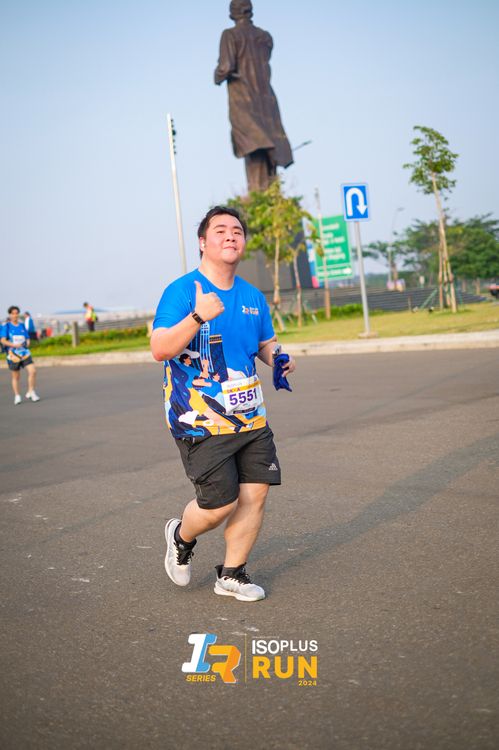 Race photo from ISOPlus Run 2024 Jakarta