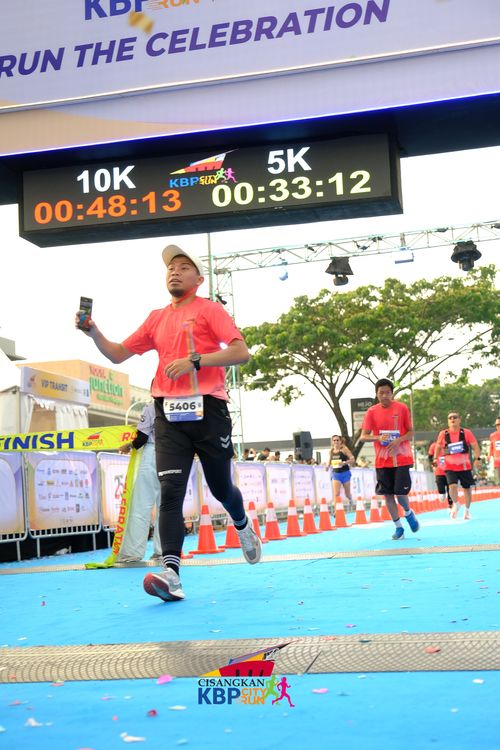 Race photo from CISANGKAN KBP CITY RUN 2025
