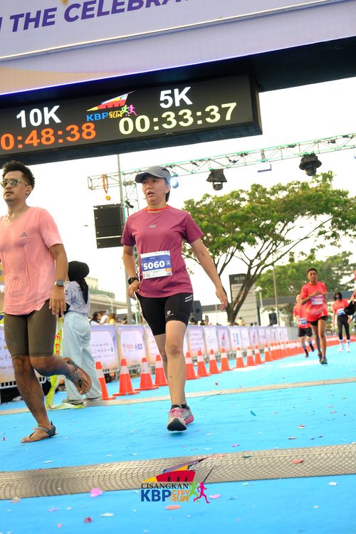 Race photo from CISANGKAN KBP CITY RUN 2025
