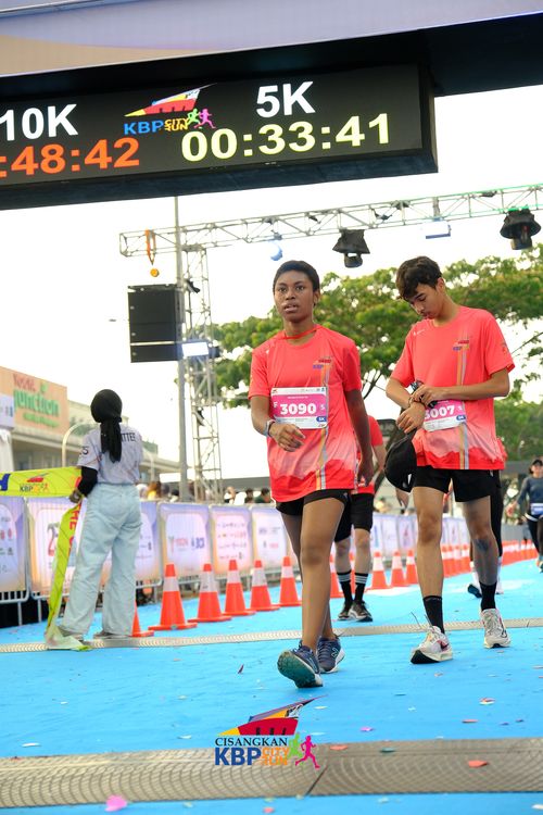 Race photo from CISANGKAN KBP CITY RUN 2025