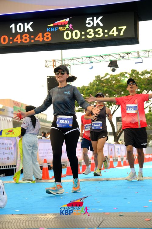Race photo from CISANGKAN KBP CITY RUN 2025