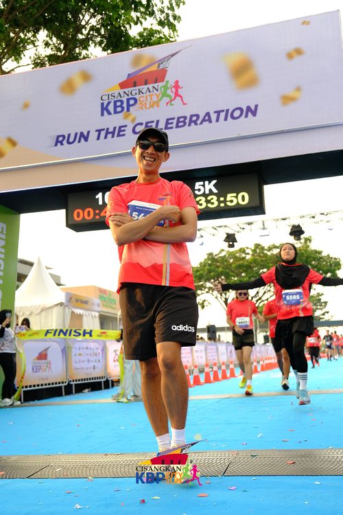Race photo from CISANGKAN KBP CITY RUN 2025