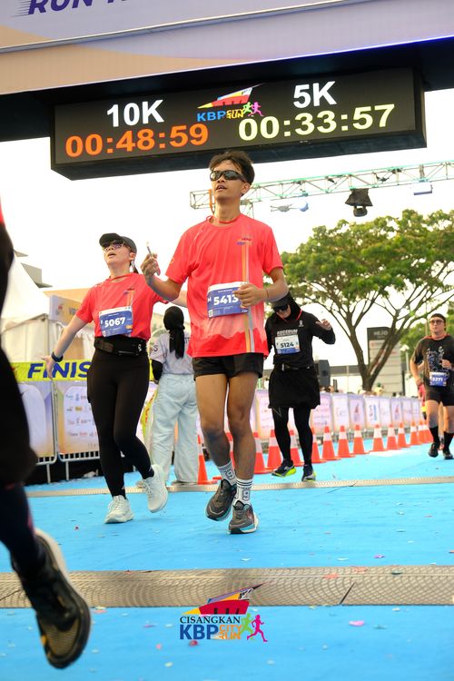 Race photo from CISANGKAN KBP CITY RUN 2025
