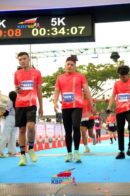 Race photo from CISANGKAN KBP CITY RUN 2025