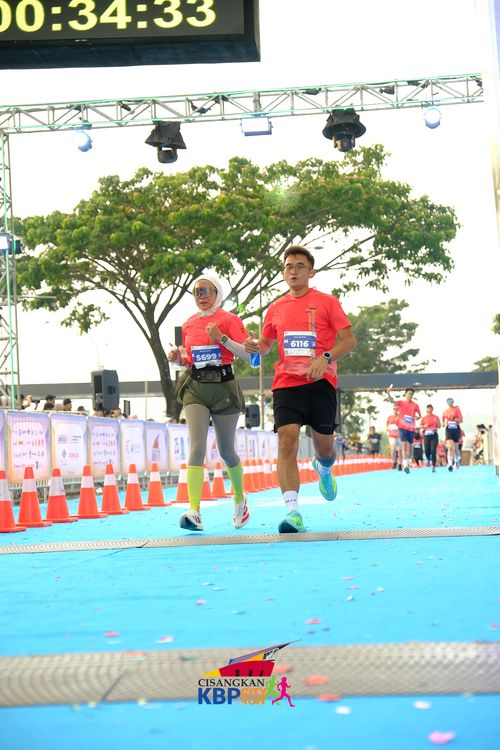 Race photo from CISANGKAN KBP CITY RUN 2025