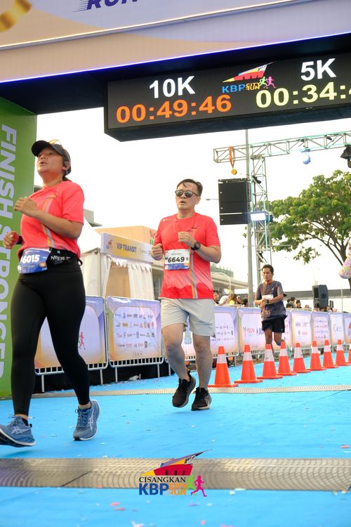 Race photo from CISANGKAN KBP CITY RUN 2025