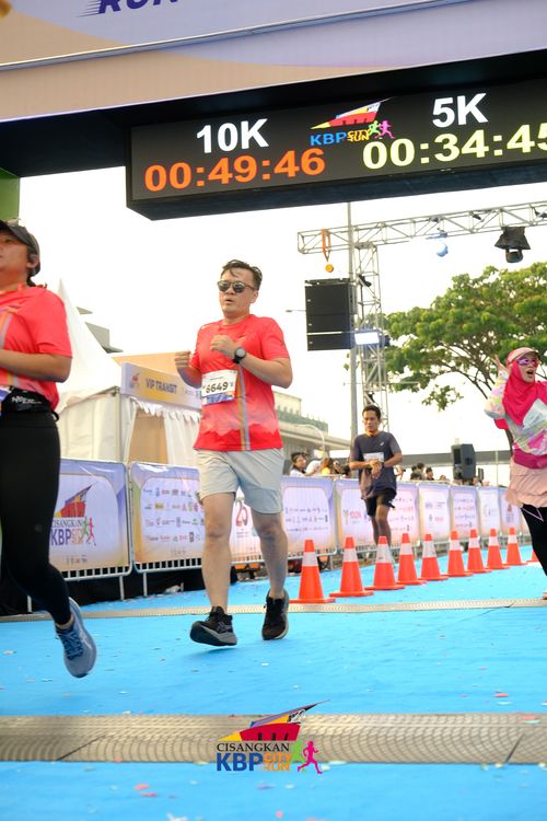 Race photo from CISANGKAN KBP CITY RUN 2025