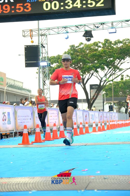 Race photo from CISANGKAN KBP CITY RUN 2025