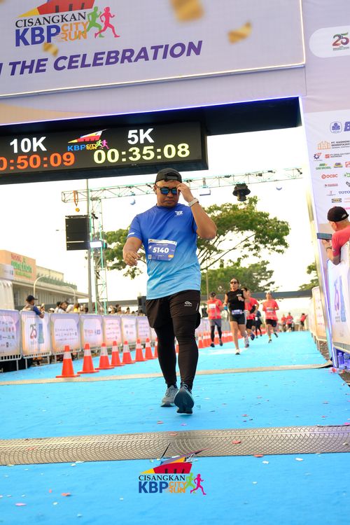 Race photo from CISANGKAN KBP CITY RUN 2025