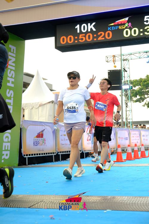 Race photo from CISANGKAN KBP CITY RUN 2025