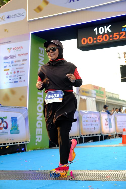 Race photo from CISANGKAN KBP CITY RUN 2025