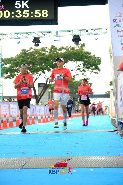 Race photo from CISANGKAN KBP CITY RUN 2025