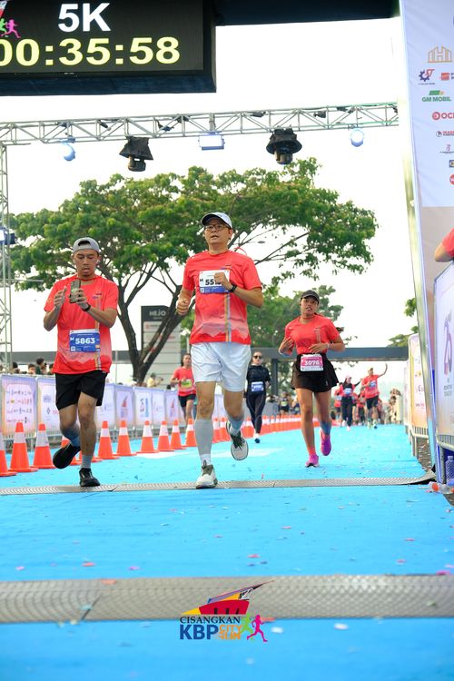 Race photo from CISANGKAN KBP CITY RUN 2025