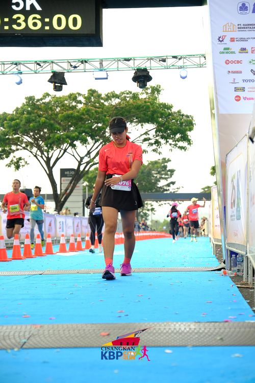 Race photo from CISANGKAN KBP CITY RUN 2025