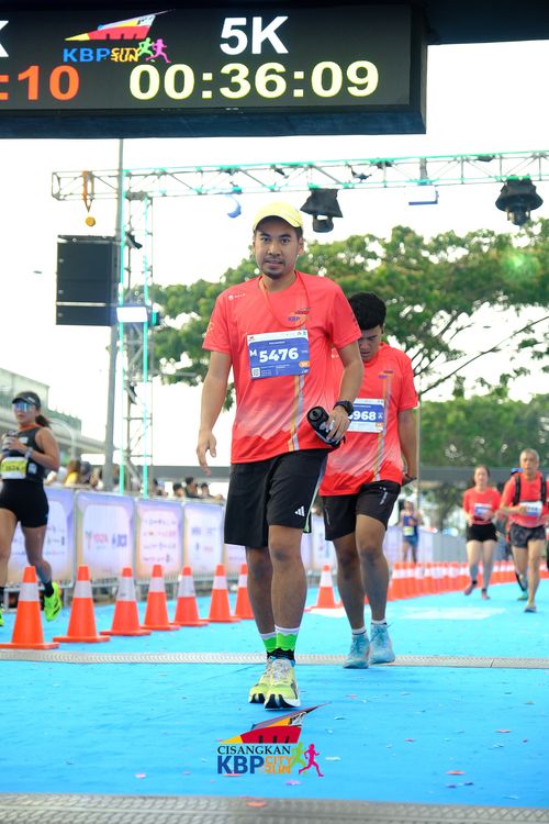 Race photo from CISANGKAN KBP CITY RUN 2025