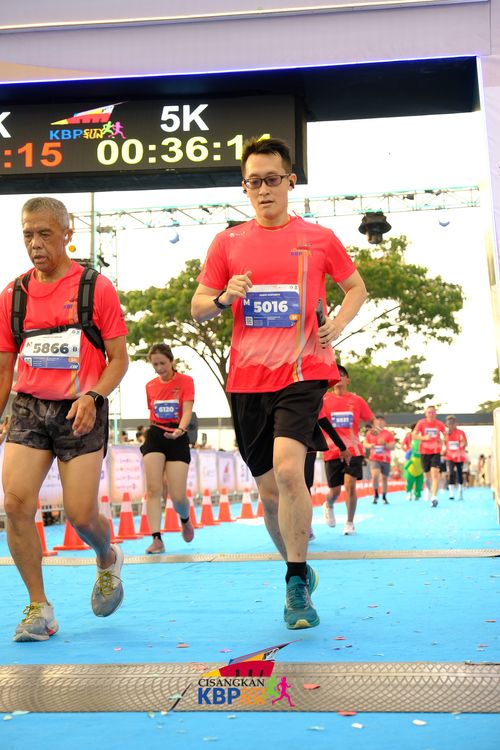 Race photo from CISANGKAN KBP CITY RUN 2025