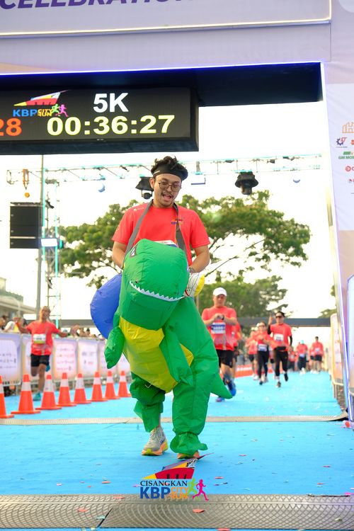Race photo from CISANGKAN KBP CITY RUN 2025