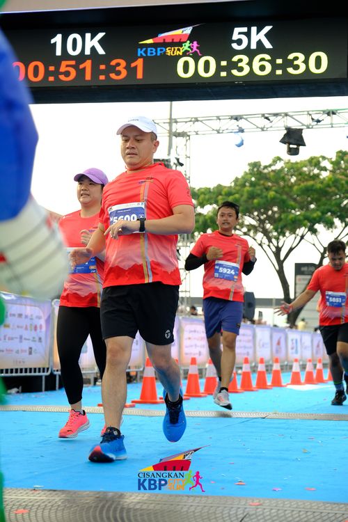 Race photo from CISANGKAN KBP CITY RUN 2025