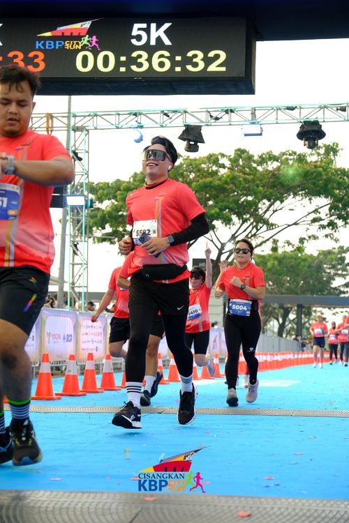 Race photo from CISANGKAN KBP CITY RUN 2025
